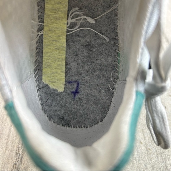 Loci Teal Court Classic Lace Up Canvas Sneaker Women’s Size 7 - Picture 9 of 10